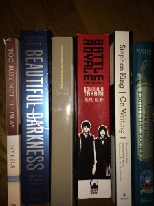 Currently on my nightstand  ... some on loan from friends. © 2014 the Jotter’s Joint 
